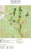 Die Karte "Lebendige Werra - Fliessgewässer im Wald" (zum Vergrößern anclicken)
